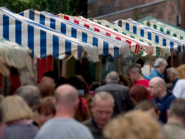 Monthly Market at Dalkeith Country Park, near Edinburgh