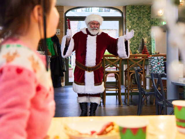 Santa at Restoration Yard, near Edinburgh